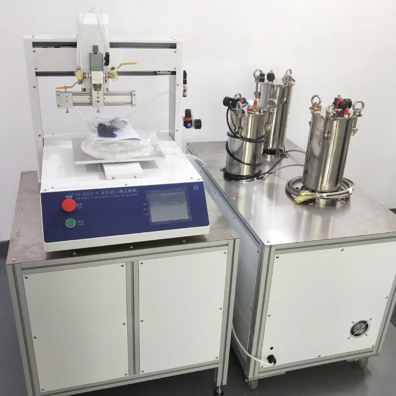 Automatic AB glue epoxy resin filling machine, automatic proportioning/automatic mixing