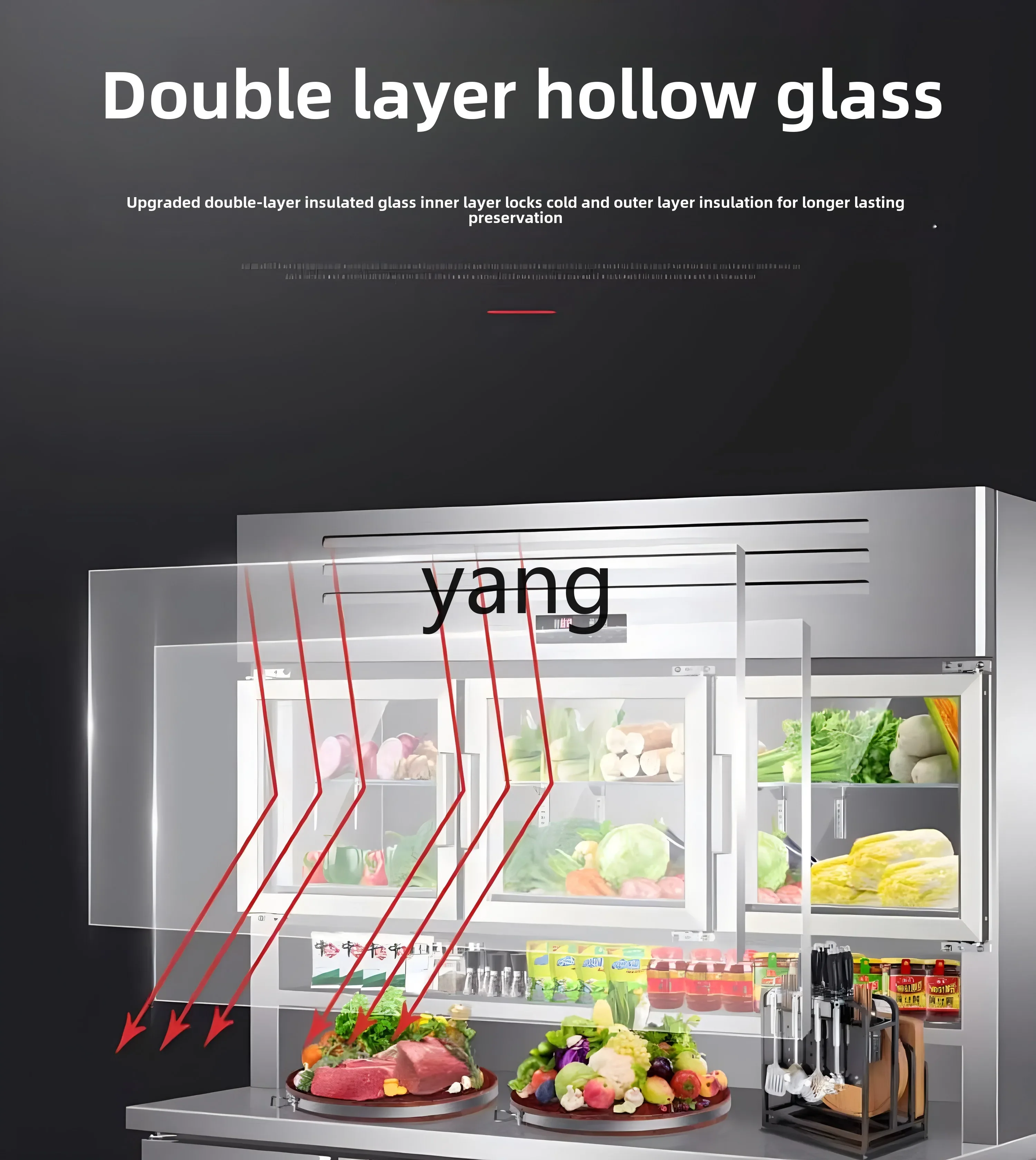 CX vertical countertop freezer refrigerated and fresh-keeping operation table frozen display freezer