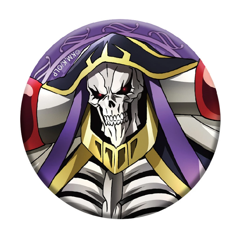 58 мм аниме Overlord Ainz Ooal платье Albedo Shalltear Bloodfallen косплей костюм значок булавка SPTE жестяная брошь ﻿   Опора Gilf