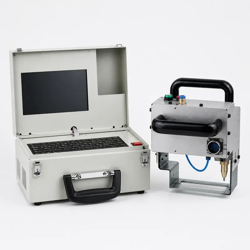 80*30 All In One CNC Marking Pneumatic/Electric Portable Car Phassis VIN Number Dot Pin Metal Scribing Marking Engraving