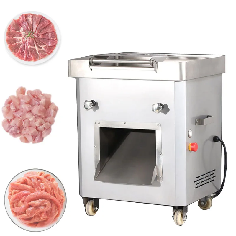 Elektrische Frischfleisch Schweinefleisch Slicer Schneidemaschine Automatische Kohl Gemüseschneider Gemüseschneider Preis