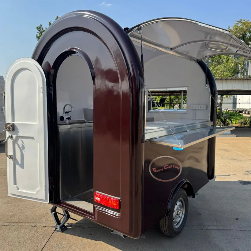 كشك طعام عالي الجودة، شاحنة طعام سريعة، شاحنة بيتزا، كشك متنقل، مقطورة قهوة، حامل امتياز تاكو، معدات الأعمال