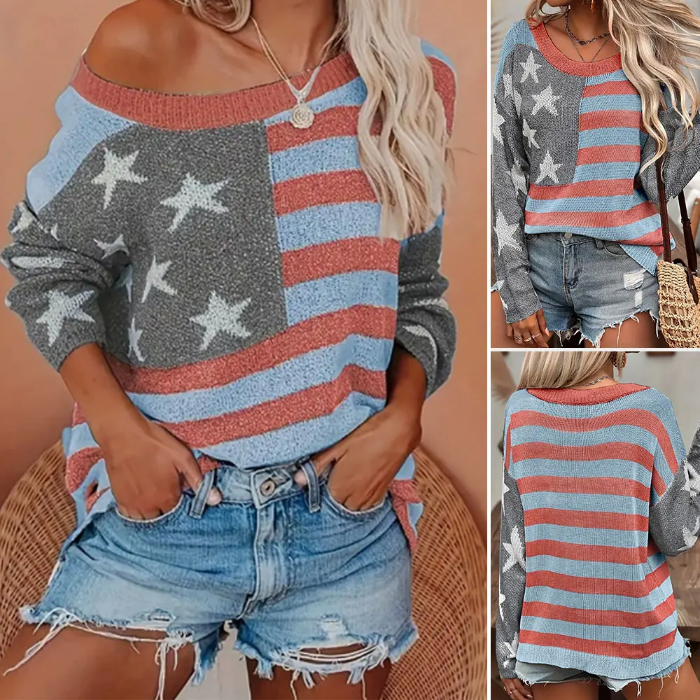 

MiaMuse Boutique женский свитер осенний модный повседневный лоскутный свитер с длинными рукавами на одно плечо уличная одежда