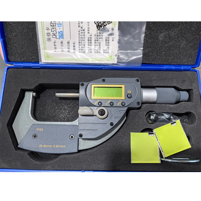 MDA910 Digital Rapid-Advance Micrometer, Lever-Type Micrometer, 0–25 mm Rapid Lever-Type Digital Micrometer, 0.001 mm Measuring