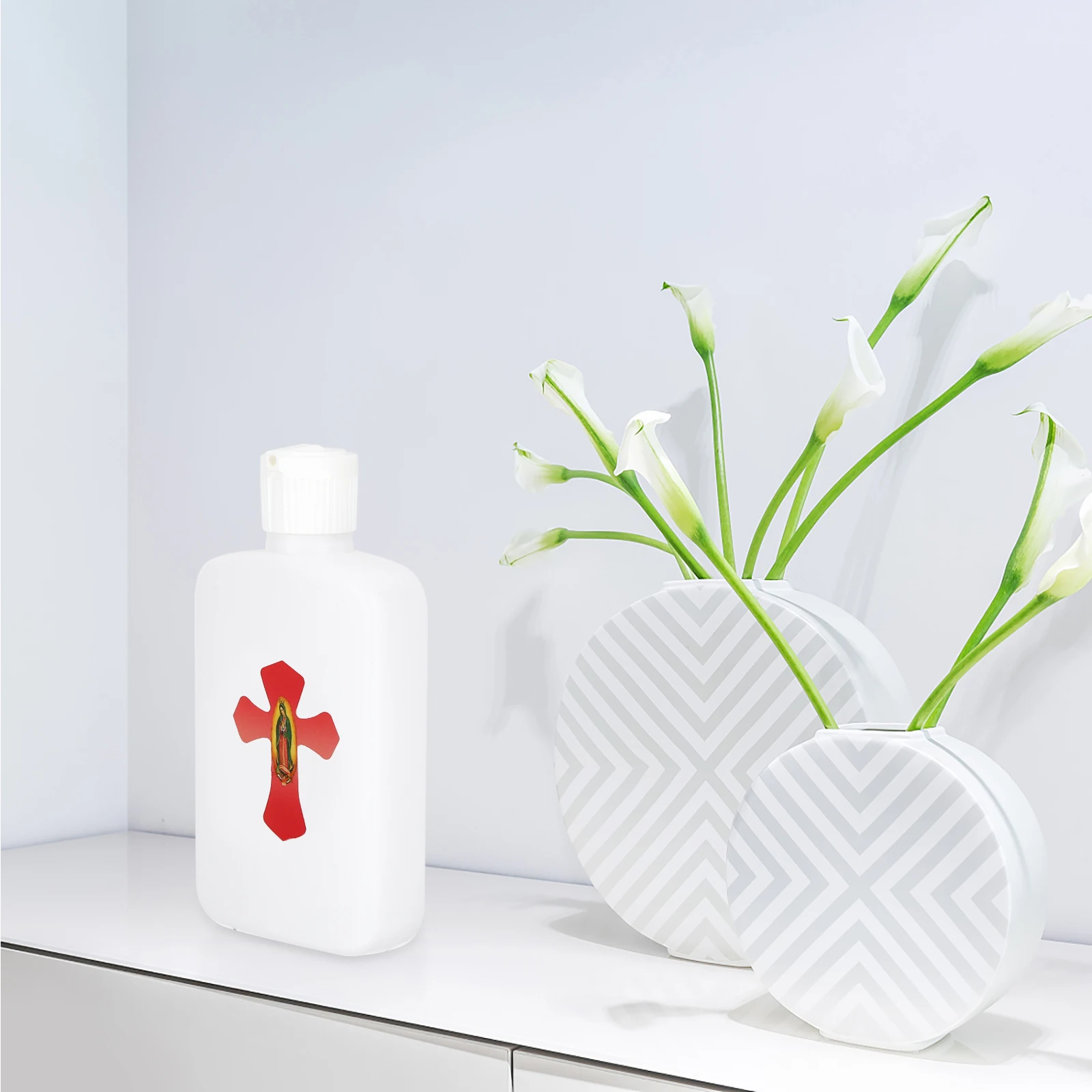 

6 Pcs Water Bottle Holy Baptism Favor Bottles Container Catholic Decorative Favors for Blessing Child