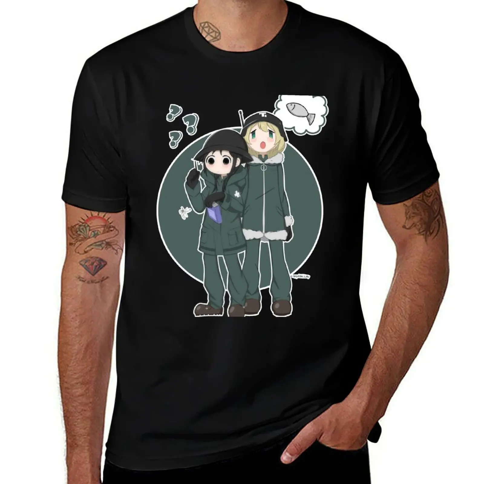 

Chito & Yuuri T-Shirt Fashion Letter Print T-Shirt