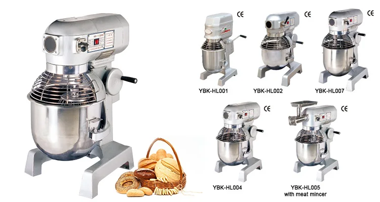 

20L High Quality Hotel Restaurant Stainless Steel Kitchen Equipment Commercial Large Stand Food Mixer