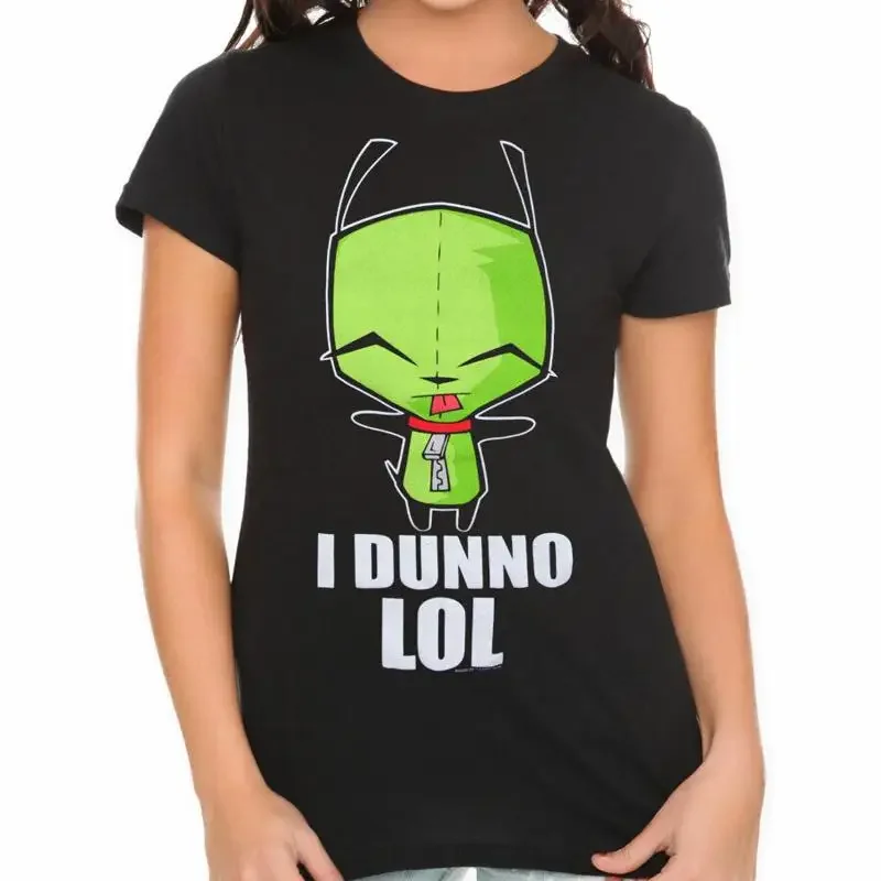 Invader Zim I Dunno Junior Women s T Shirt