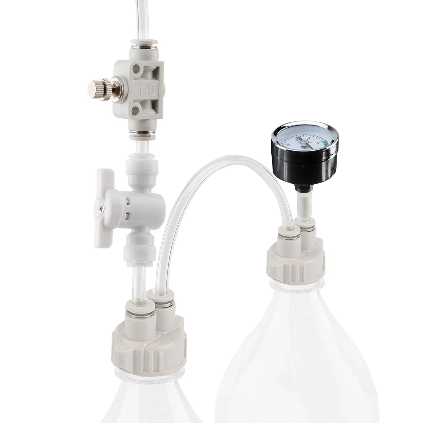 حوض السمك CO2 الناشر مولد صمام المياه العشب CO2 منظم نظام عدة CO2 الناشر لخزان الأسماك مع صمام التبديل