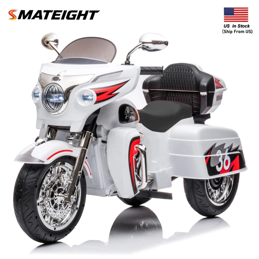 

Детский мотоцикл для езды на мотоцикле Детский электрический мотоцикл 12 В Двухместный мотоцикл для детей