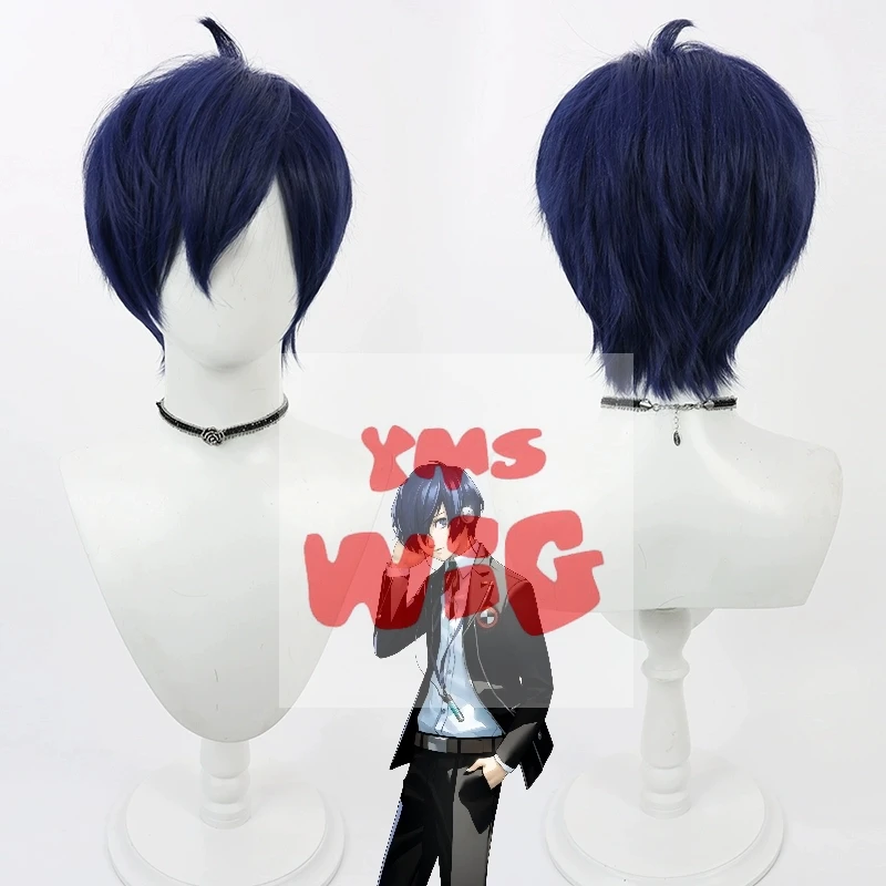 

Anime Yuuki Makoto Cosplay Wig Heat Resistant Synthetic Party + Wig Cap
