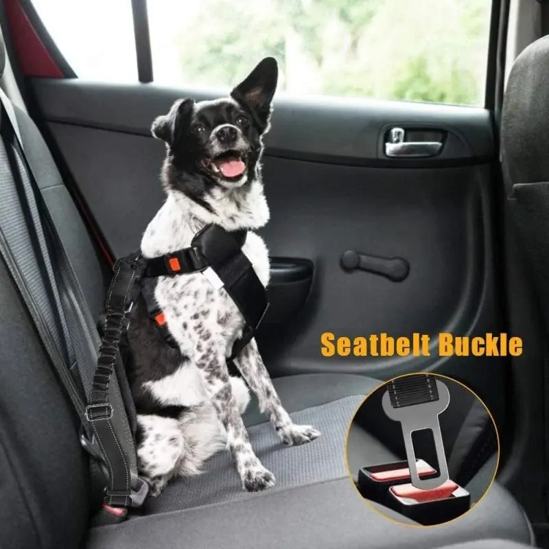 Adjustable Pet Dog Car Seat Belt Safety Leash Vehicle Belts Reflective Nylon Rope Harness Dog Accessories for Small Large Dogs