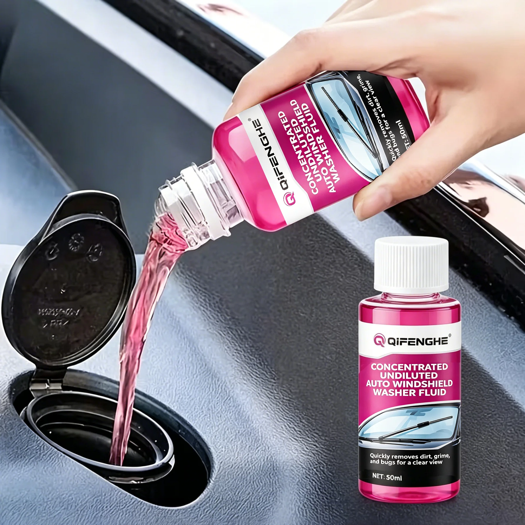 Car Glass Water Repellent Concentrate Liquid, Rainproof Anti-Fog Coating Agent, Repel Rainwater Dirt, Improve Driving Vision