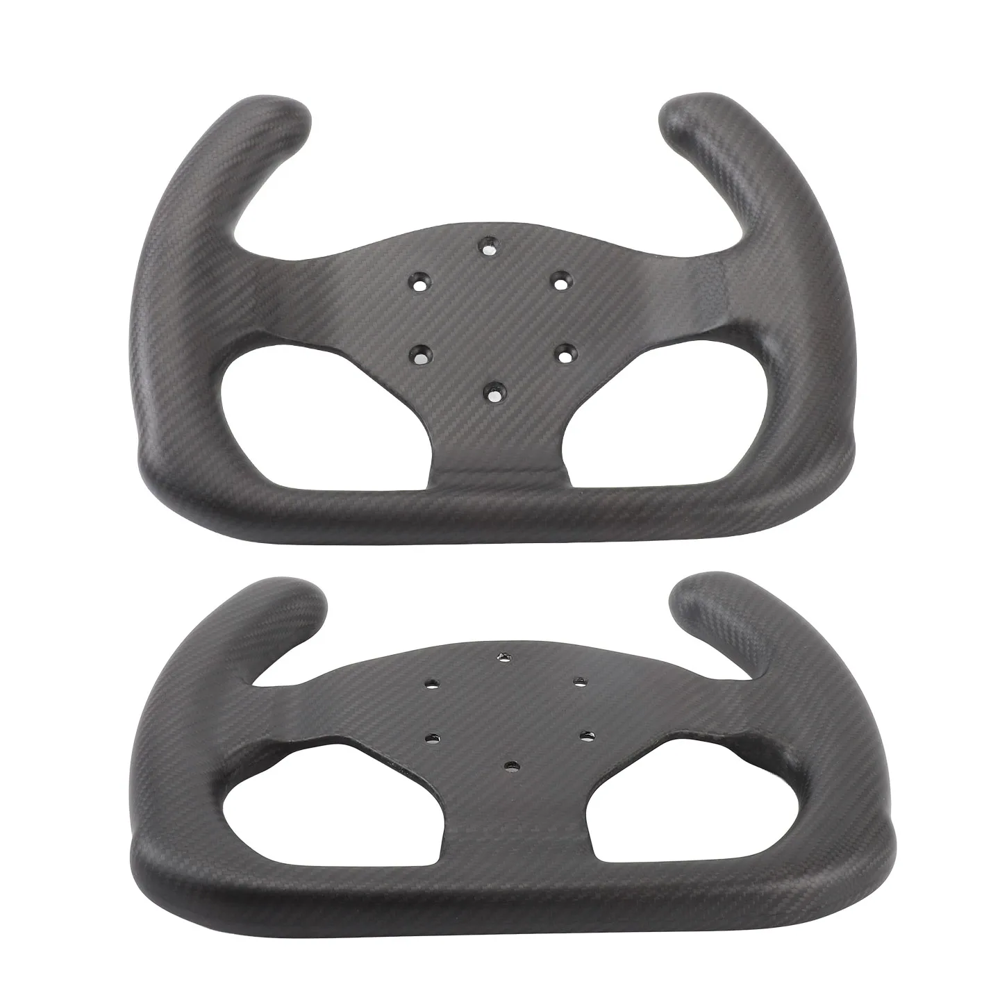 Dry Carbon Fiber Steering Wheel GT 300mm Open Lightweight Simulator Control Wheel Body RUNSCO CODE R300