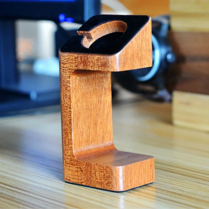 Wood Charger Stand Holder for Apple Watch Bracket Charging Cradle Stand for iWatch Charger Dock Station Desktop Wooden Bracket