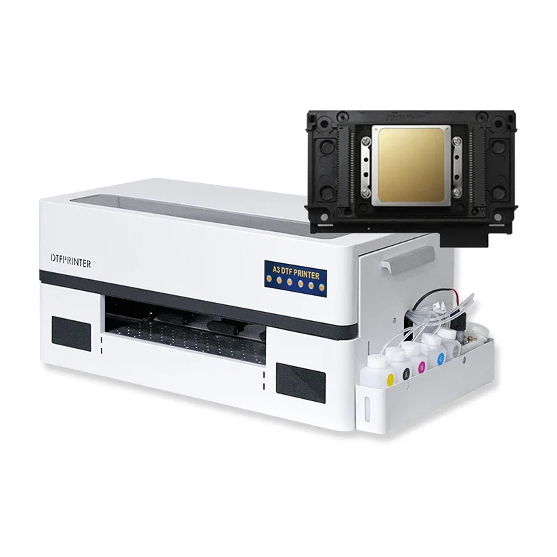 DTF-PA3 A3 Mini XP600 Printer White Ink Hot Stamping Film Printer Heat Transfer T-shirt Clothing