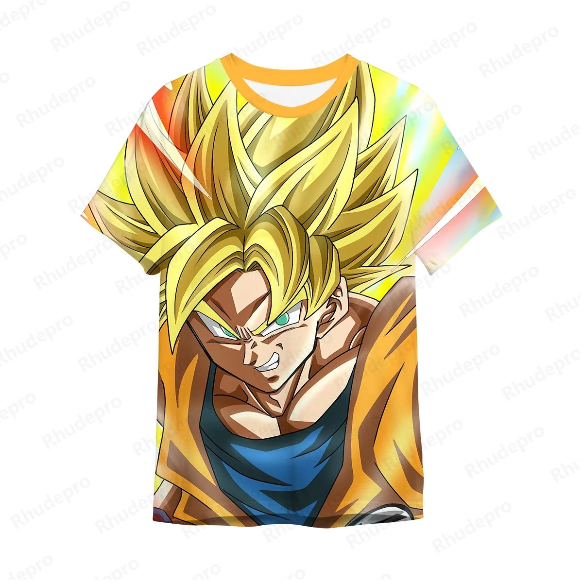 Summer 2024 Hot Men Japan Anime Goku All Over 3D Print Cosplay Children Street T-Shirts Unisex Large Size Top Short sleeve