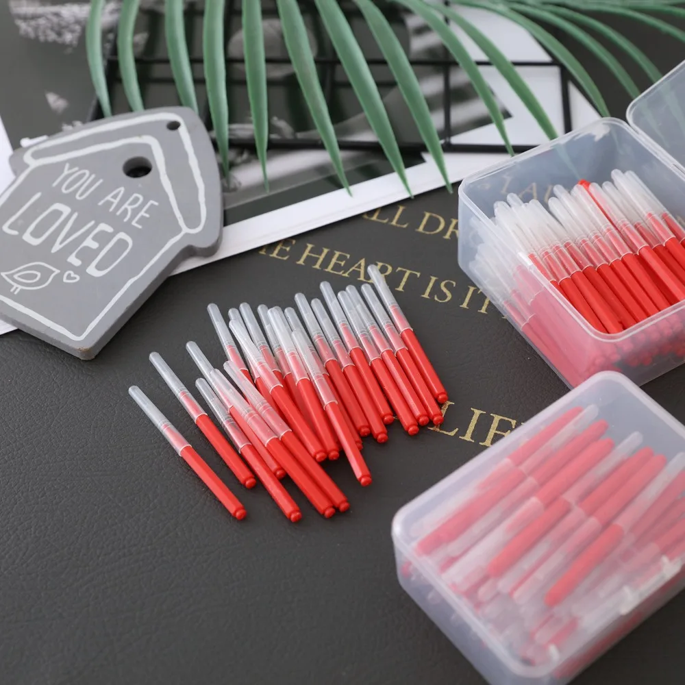 50Pcs Interdental Brush Dental Cleaning Tool for Teeth Braces Orthodontic Straight Oral Hygiene Care Cepillo Dental Interdental