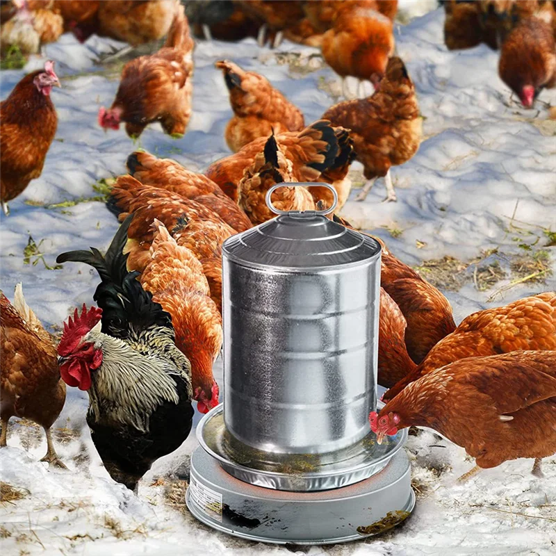 AAAC-Drinking Bucket Heater Chicken Heater Poultry Farming Bucket Heating Base Ice Melter