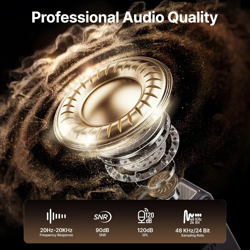 Saramonic Air Wireless Lavalier Microphone for iPhone 15/16  Android 300m Range Noise Cancellation 25H Battery for Youtube