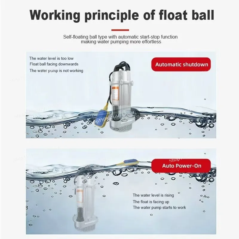 QDX Submersible Water Pump Factory Direct 220V High Head 1 Inch Clean Water Pump Household Water Lifting Pump
