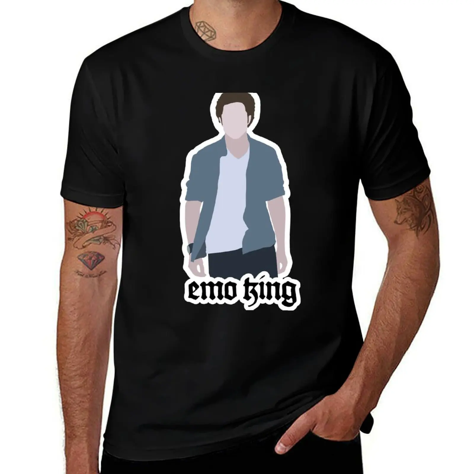 

Edward Cullen: Emo KING T-Shirt printed t shirts for man anime tshirt t shirt man plain T-Shirt