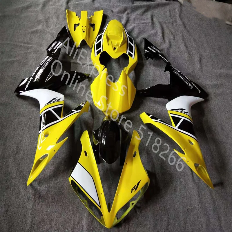 

Новинка для Yamaha YZF R1 YZF-R1000 2004-2005 -2006 YZF R104 05 06 Желтый Черный Белый обтекатель КУЗОВ