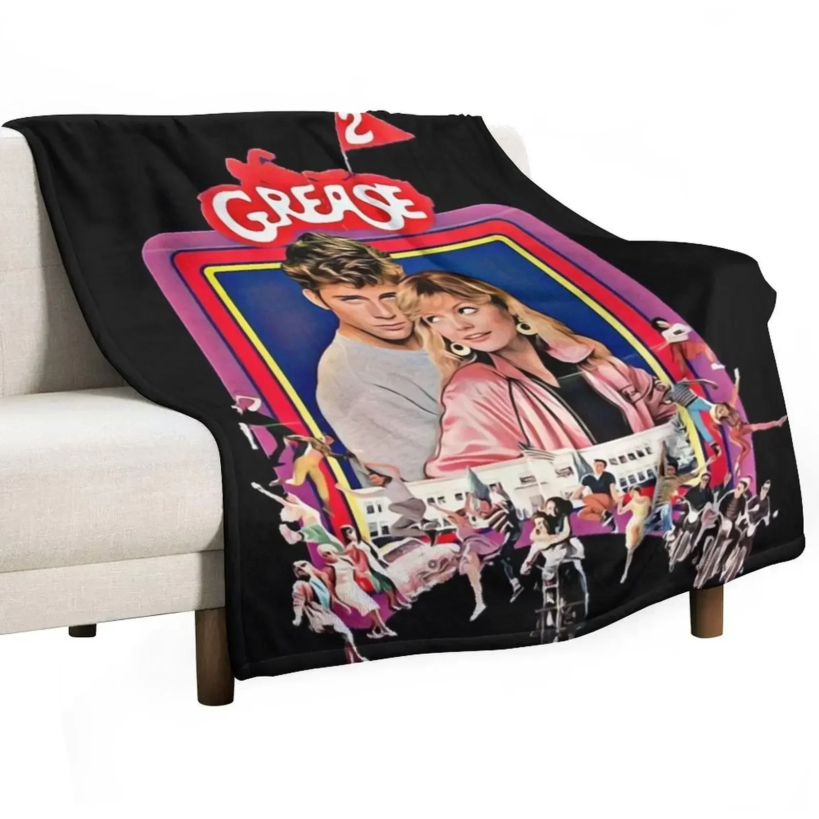 Grease 2 Classic 80 s Film Essential T-Shirt Throw Blanket christmas decoration Baby Sofa Throw Loose Blankets