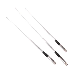 Walkie Talkie 27MHz Retractable High Gain Portable Radio Telescopic Antenna SMA-Female SMA-Male BNC Connectors