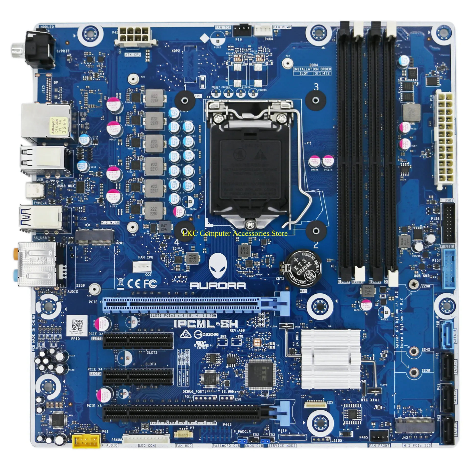 

100% протестированная новая материнская плата для настольного компьютера DELL Alienware Aurora R11 IPCML-SH N43JM CN-0N43JM