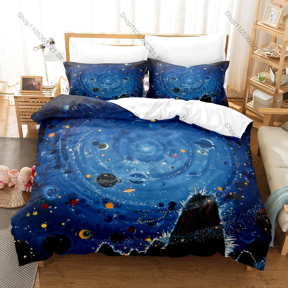 Galaxy Starry Night Three-Piece Bedding Set • Premium Fabric, Beautiful Star Pattern • Bring the Universe into Your Room
