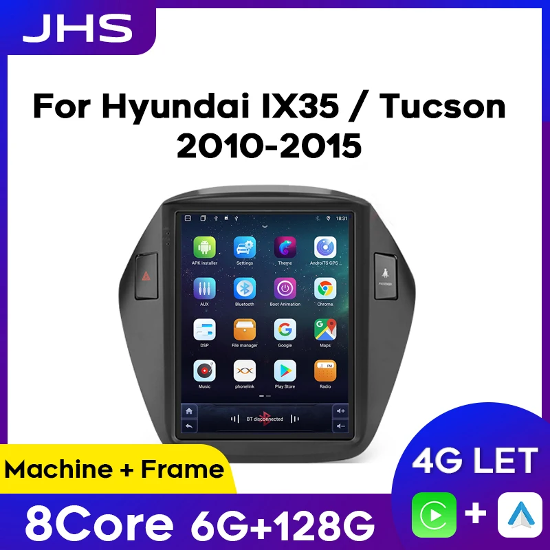 

Android for Hyundai IX35 Tucson 2010-2015 9.7" Car Radio Multimedia 2 Din Navigation GPS Wireless Carplay Auto Stereo Head Unit