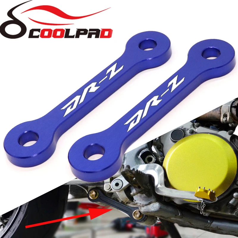 CNC Motorcycle Linkage Lowering Link Kit For Suzuki DRZ400 DRZ400E DRZ400S DRZ400SM 2000-2021