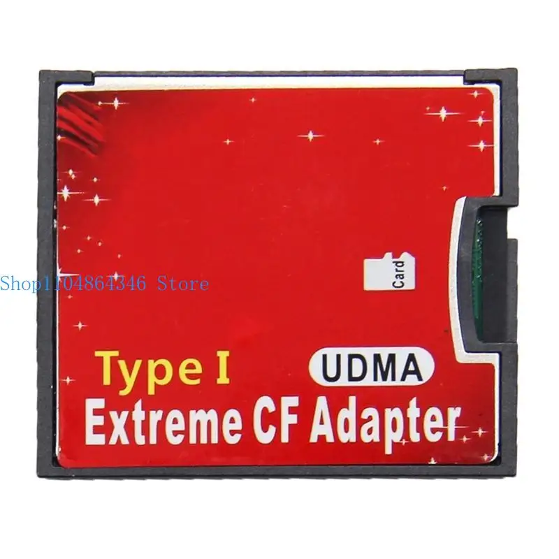 5asd Single Port Micro-SD/SDHC/SDXC TF to Compact Flash Card Reader Adapter