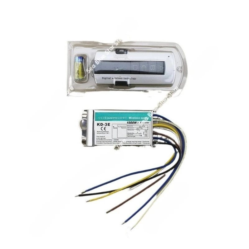 Digital Segmentation Switch Controller Three-way Four-stage Led Light Crystal Ceiling Light Chandelier, Remote Control