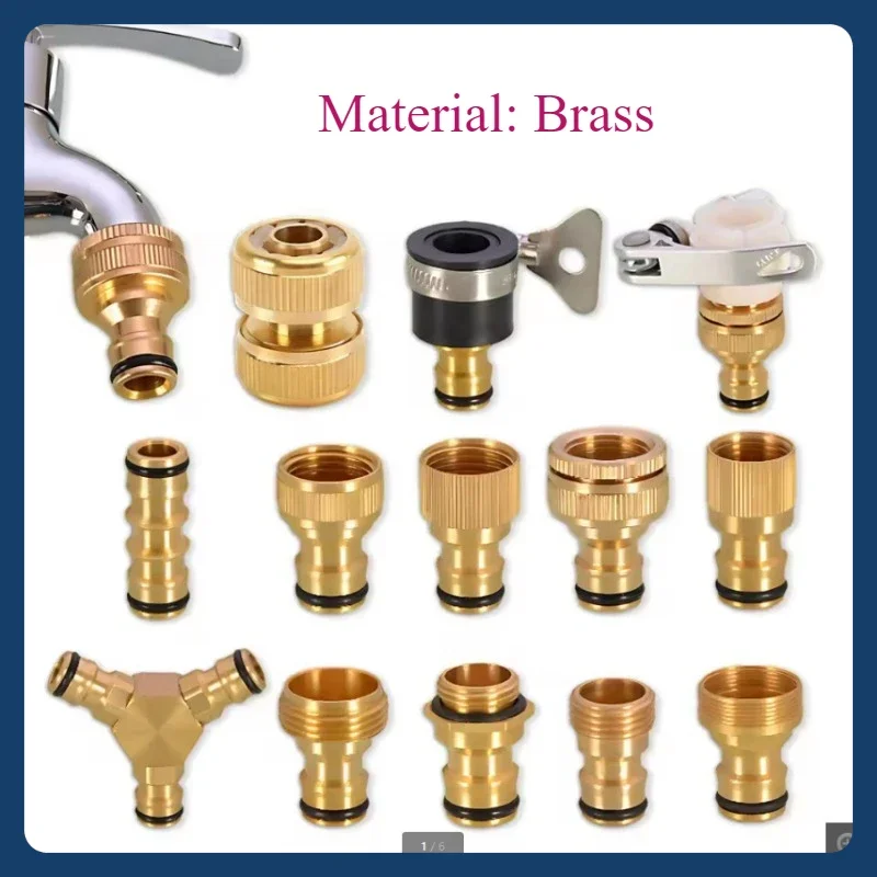 1Pcs Washing Machine Kitchen Faucet Adapter Inlet Hose Connector Car Wash Water Supply Hose Adapter Fitting Nipple Accessory