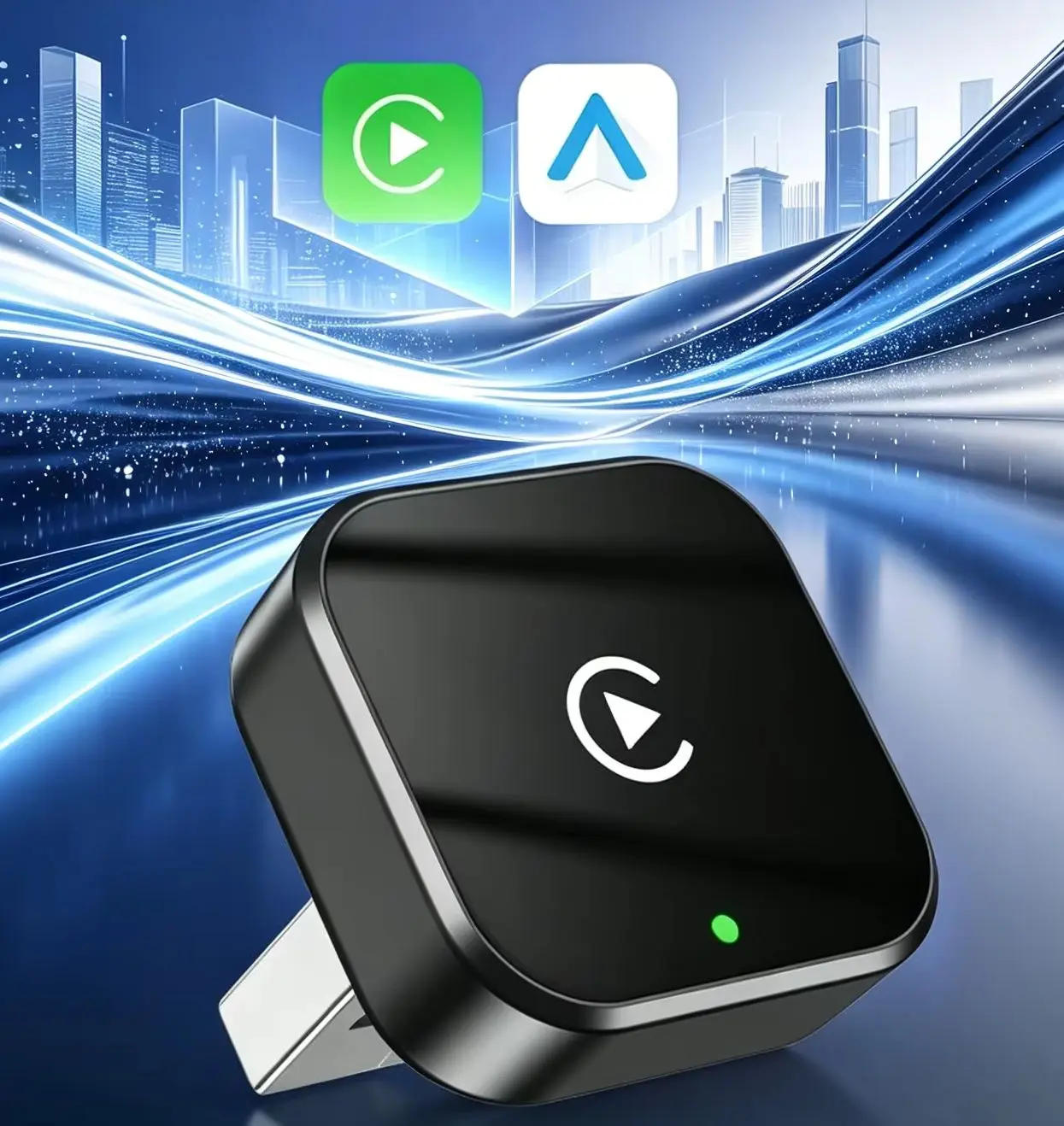 New Super Mini Carplay Ai Box Wired To Wireless Carplay&Android Auto 2in1 Box 5ghz For 99% Original Wired Carplay/Auto Car
