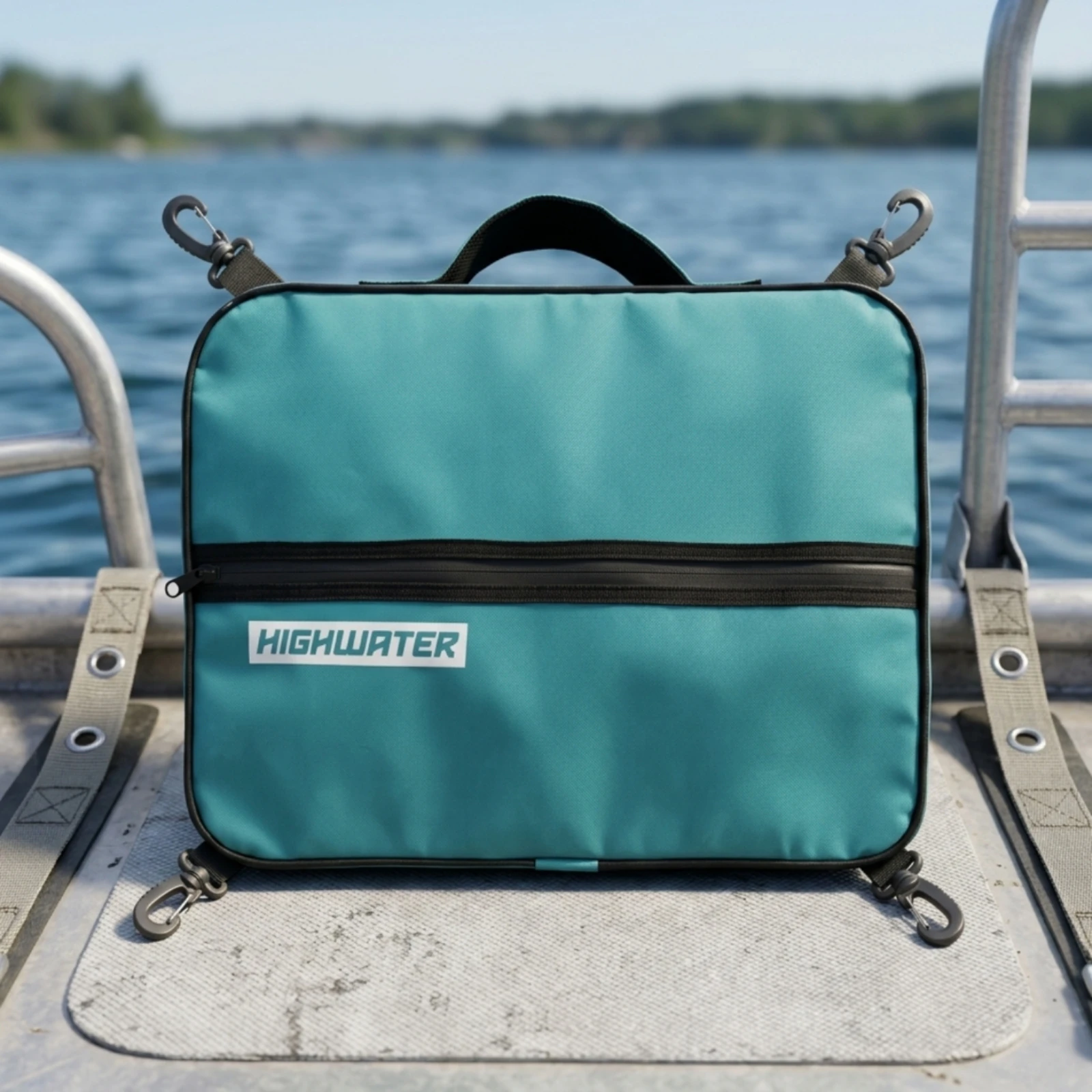 Picture 5: Paddleboard Deck Bag with Pockets Zippered Paddleboard Deck Bag Sturdy Lightweight for Paddleboarders, Paddleboarding, Kayaking
