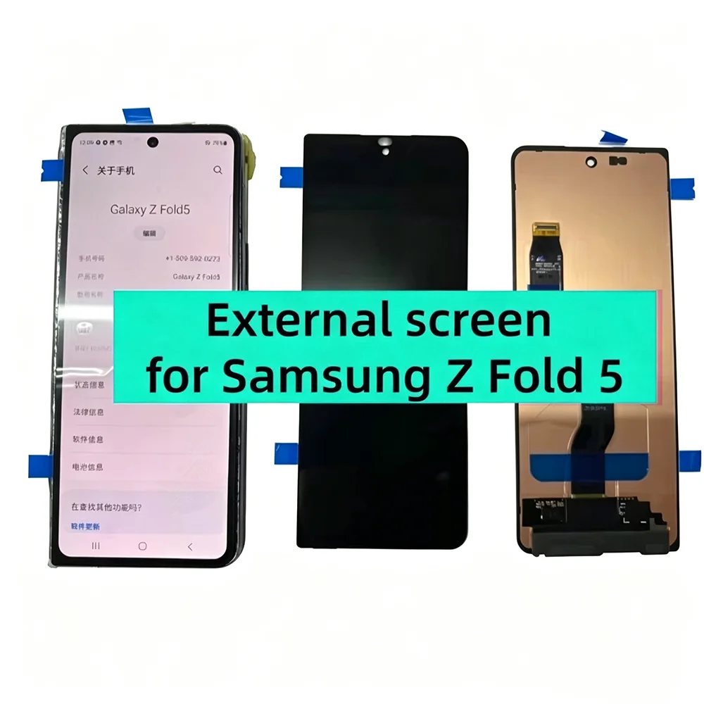 For Samsung Z Fold5 External Screen F946B F946U Original LCD Display Touch Screen Digitizer Assembly  for Z Fold 5 Small Outer