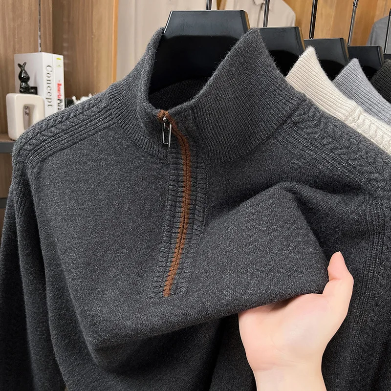 

Fur Collar Pullovers Green Mens Linen Hatless Slim Beach Vacation Japanese Minimalism Quick-Dry Air Light Thin Hoodless Decorate