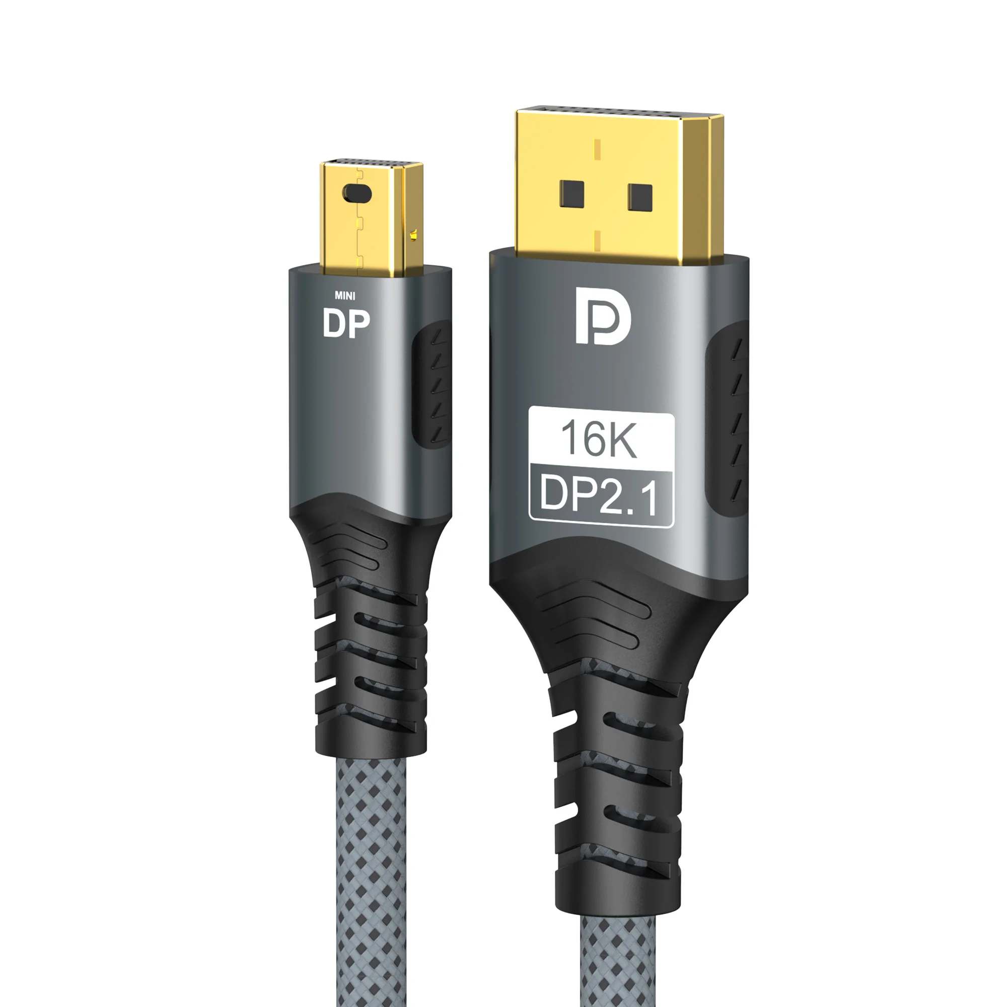 16K Mini DP to DisplayPort Cable Bi-Directional DP2.1 16K@60Hz(DSC) 8K@120Hz(DSC) Transmission Cable For MacBook Monitor Laptop
