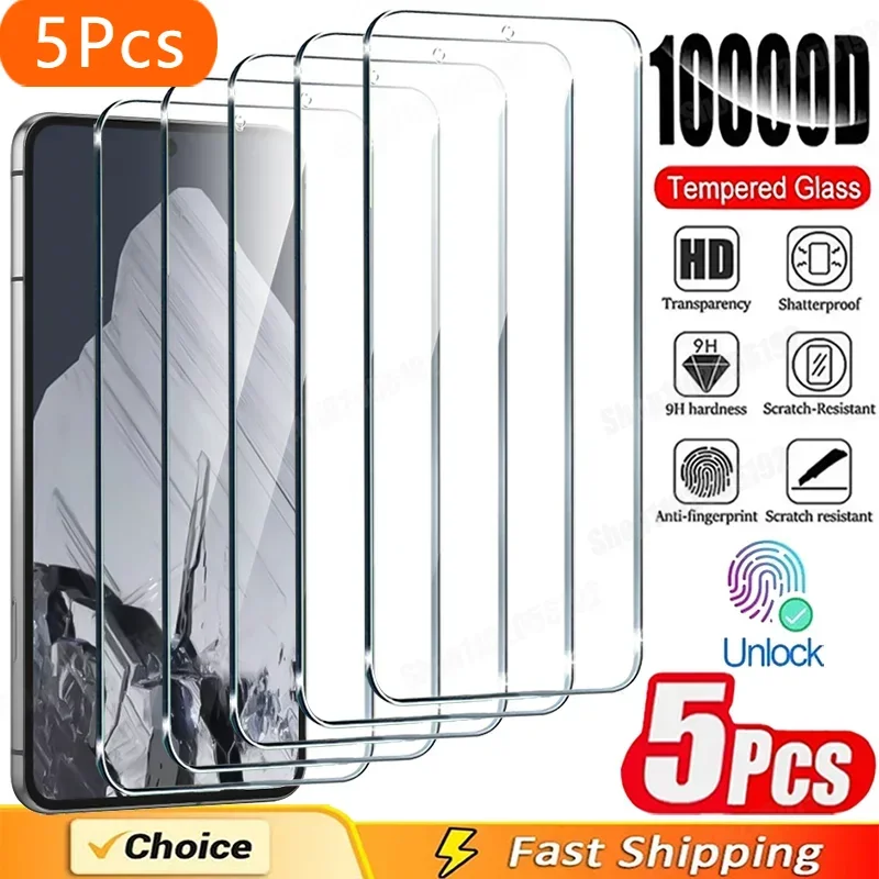 5PCS Hd Tempered Gl… - image