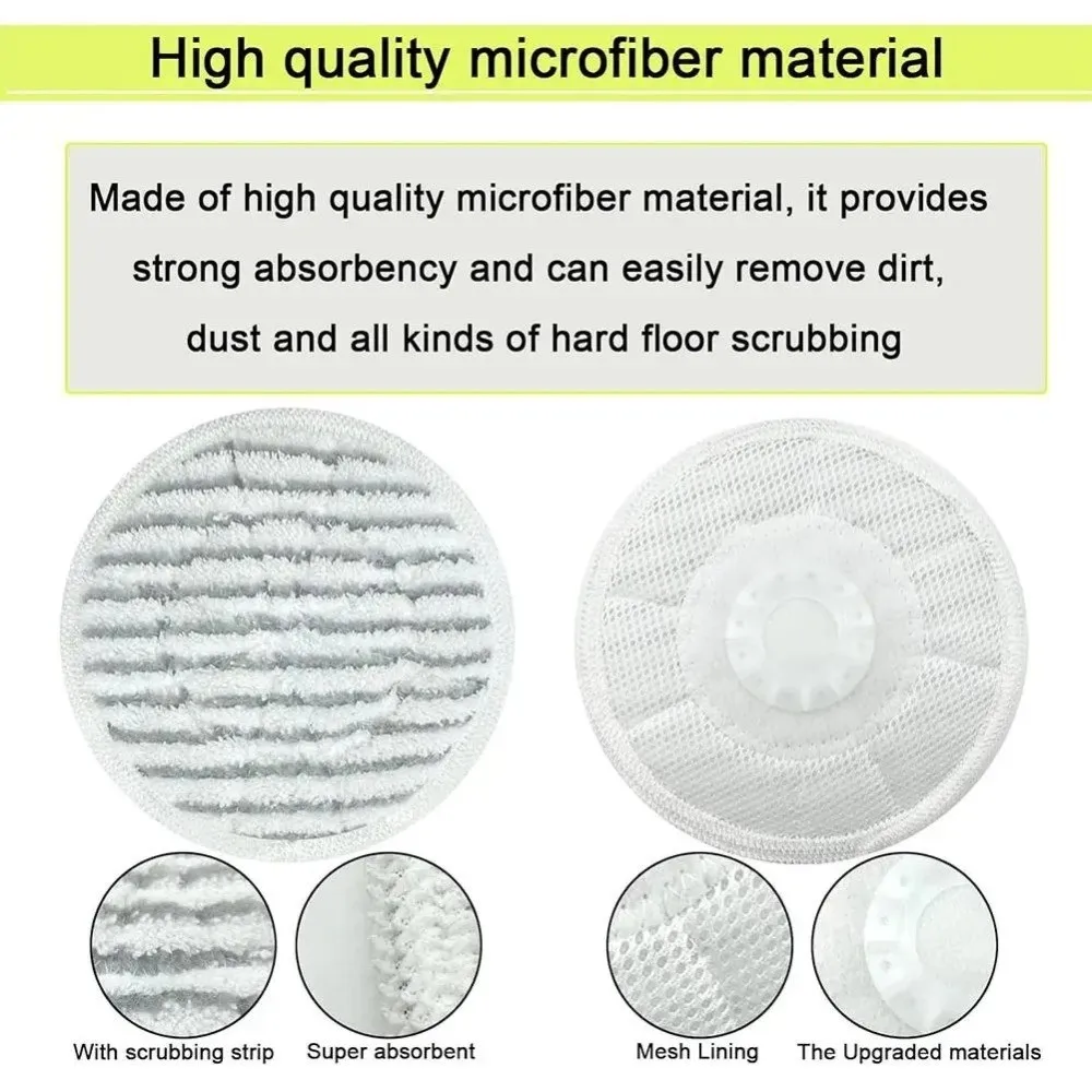 Replacement Steam Mop Pads Reusable Highly absorbent Cleaning Pads Microfiber for Shark S7001 S8201 S7000 S8001 Series