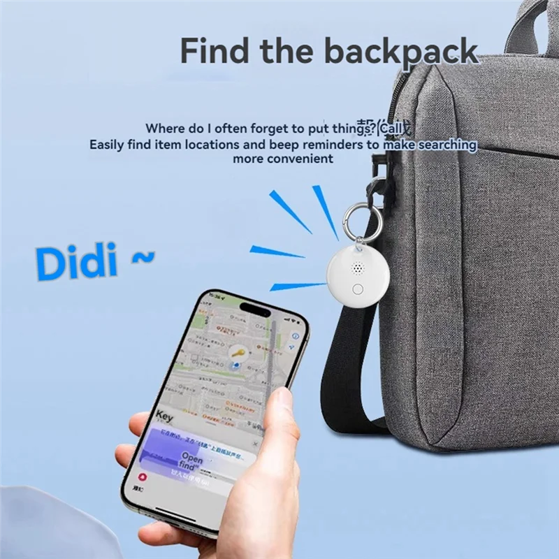 

Мини-локатор слежения для Airtag Findmy, глобальный поиск, локатор с защитой от потери, мини-круглый трекер для детей, собак Pet-Y41A