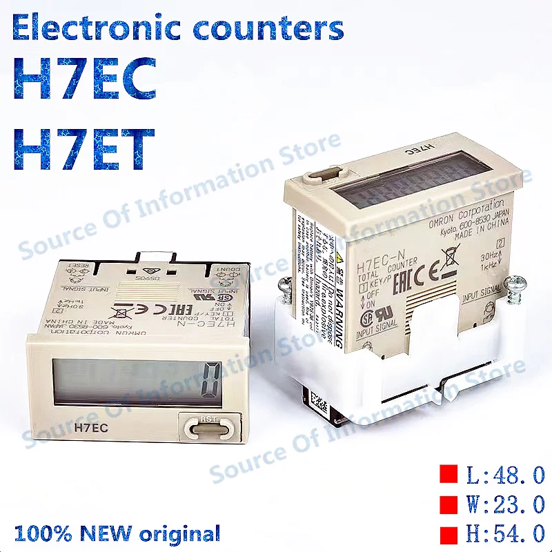 1PCS Counter H7EC-H7ET-N/NV/NFV H7CXAC220 Time Relay DC24 100% New original