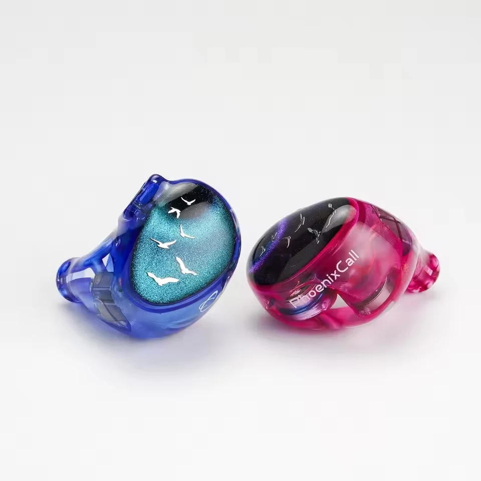 Kinera Celest Phoenixcall, Auriculares Intrauditivos con 1 Controlador Dinámico, 2 Controladores Planos y 2 Micro Controladores Planos, Auriculares IEM con 5 Controladores Híbridos y Cable de 0.78 con Conector de 2 Pines