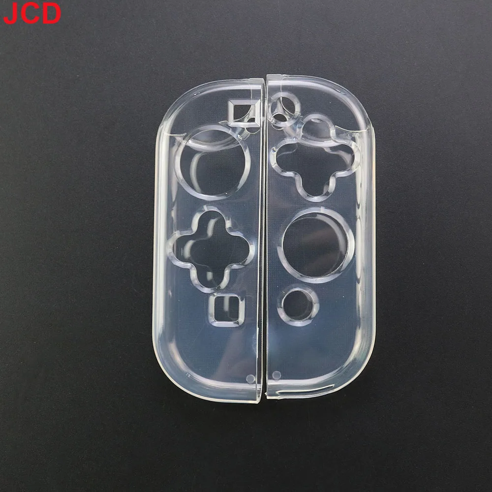JCD 1pcs Soft TPU Transparent Shell Protective Case Cover Frame Clear Protector For Switch OLED Game Console Accessories