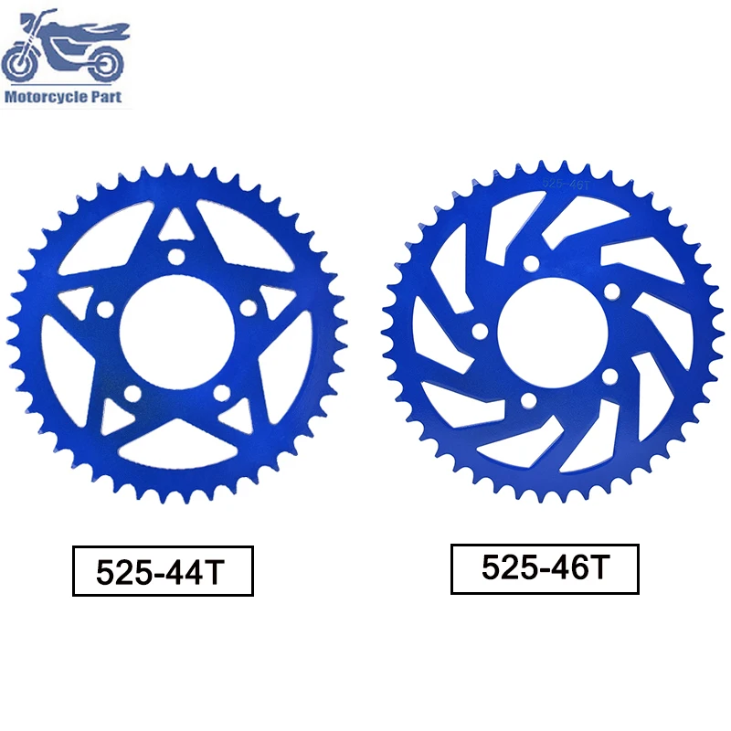 44T 46T Rear Sprocket Steel Gear Pinion for Benelli BN302 2015-2021 2020 302S BN600 TNT600 300cc 600cc for Motorcycle 525 Chain