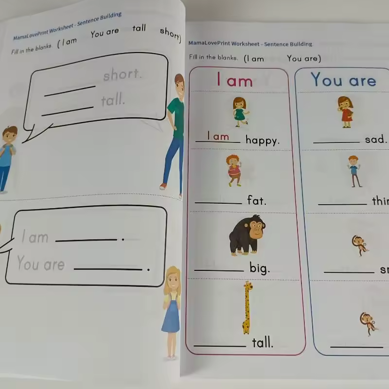 English Grammar Knowledge Exercise Book Children's English Enlightenment Special Training Natural Spelling Books - Image 4