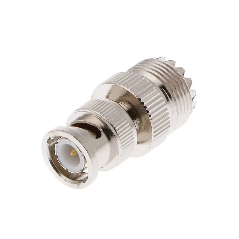 ESCAM BNC Male Plug To UHF SO239 PL-259 Female Jack RF Coaxial Adapter Cable Connector